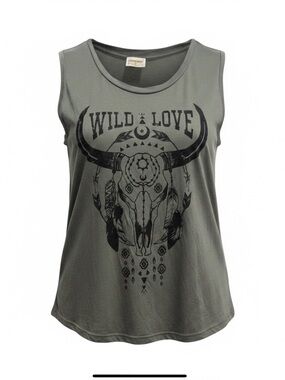 Dirtee Laundry Wild Love Sleeveless Tee, New with Tags